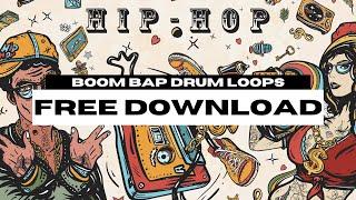 ROYALTY FREE ALL TIME HIP HOP/BOOM BAP DRUM LOOPS