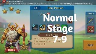 Lords mobile normal stage 7-9 f2p|Fiery passion normal stage 7-9