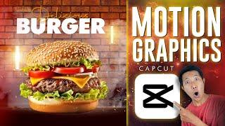 Food Motion Graphic CapCut Tutorial | CapCut PC | Capcut Motion Graphics