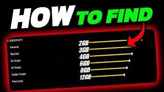 How to Find Best SENSITIVITY for Free Fire | Free Fire Sensitivity