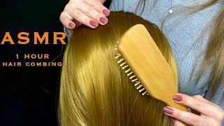 ASMR 1 HOUR Hair Combing + Massage