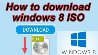 How to download windows  8 ISO