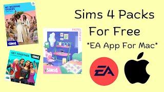 *all* the sims 4 packs for free (ea app for mac) : a tutorial