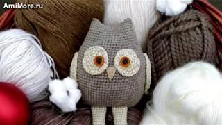 Амигуруми: схема Сова в стиле Тильда. Игрушки вязаные крючком - Free crochet patterns.