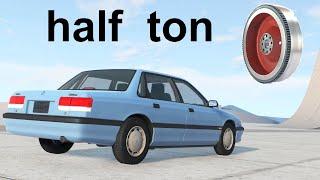 The Heaviest Flywheel Experiment! BeamNG. Drive