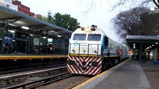 Tren General a la Ciudad de Bragado Arribando en Anden Lateral de Haedo con MF 105 !!!