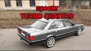 Audi 100 quattro по низу рынка, скоро будет турбо. Новый проект С3, запуск ДВС. Модернизации Ауди.