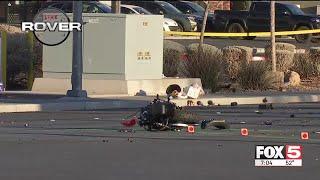 Las Vegas police investigate deadly motorcycle crash on Sunset, Ft. Apache