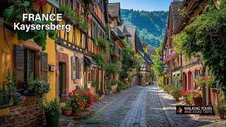 Beautiful French Villages - Kaysersberg France, Alsace Village Tour in 4k video