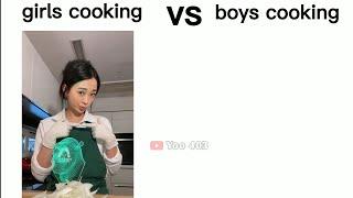 girls vs boys cooking edition