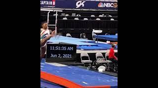 Podium training U.S.Classic 2021 VAULT Simone Biles,Jordan Chiles, Chelssie Memmel, Mykayla Skinner