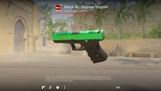 1 in 5 Glock 18 | Gamma Doppler Emerald Tradeup Hit