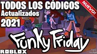 Todos los Códigos de  FUNKY FRIDAY  actualizados a Julio de 2021 / Nuevo CÓDIGO de puntos ROBLOX