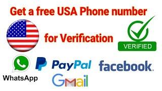 Get a free USA Phone number for verification | PayPal Verification Free 2020
