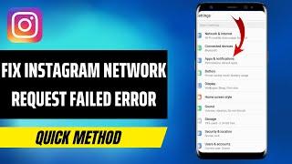 How To Fix Instagram Network Request Failed Error