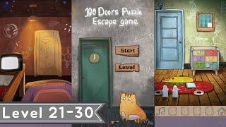 100 Doors Puzzle Escape Game Level 21 22 23 24 25 26 27 28 29 30 Walkthrough (Komaro)