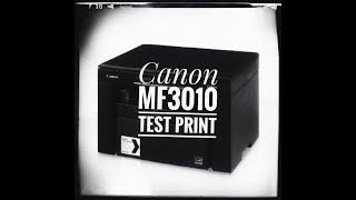 CANON MF3010 TEST PRINT