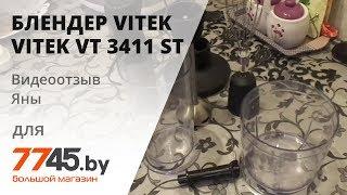 Блендер VITEK VT 3411 ST Видеоотзыв (обзор) Яны