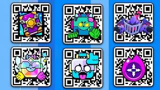 ALL NEW BRAWLSTARS RARE QR GIFTS  NEW QR CODE UPDATE BRAWLSTARS