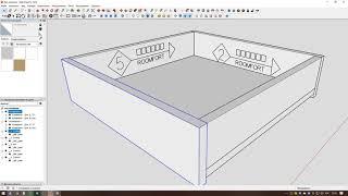 Присадка крепежей в SketchUp с помощью плагина ABF solutions