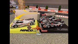 Ninco vs Carrera the Performance test on 20 m track - the same racing car two manufacturers