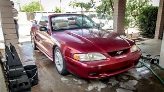I Slammed My $1000 Mustang GT For Free - Budget Build Challenge Pt 3