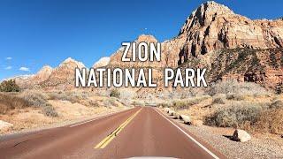 Zion National Park Scenic Drive in 4K