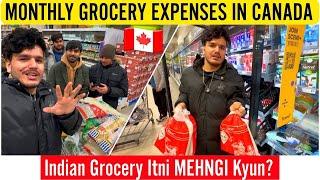 GROCERY PRICES IN CANADA  2023 | ONE MONTH SHOPPING EXPENSES VLOG | INTERNATIONAL STUDENT