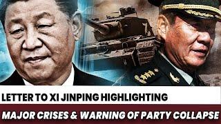 Letter to Xi Jinping Highlighting Major Crises and Warning of Party Collapse | China Truths