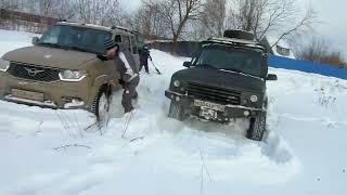 По снегу всех поразила Chevrolet Niva на самоблоках/offroad/покатушки/оффроад