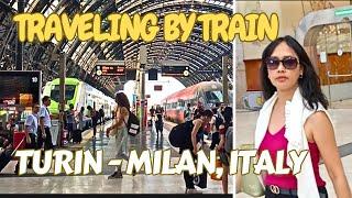 TRAVEL BY TRAIN- TURIN TO MILAN | TRAIN RIDE IN ITALY #travel #train