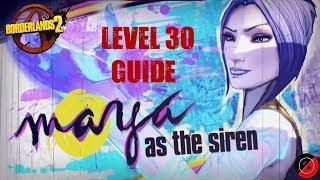 Beginners Guide to Maya the Siren | Level 30 Build Guide | Borderlands 2