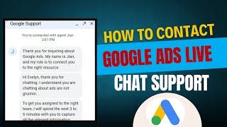 How to contact google ads live chat support