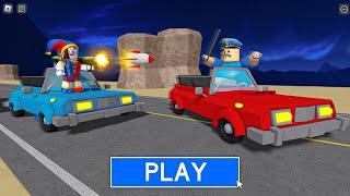 CAR BARRY'S PRISON RUN! New Scary Obby (#Roblox)