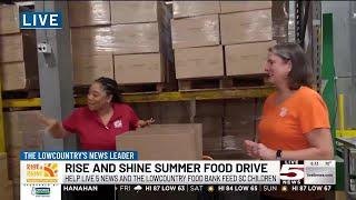 VIDEO: Live 5 News partners with Lowcountry Food Bank for Rise and Shine Summer Food Drive