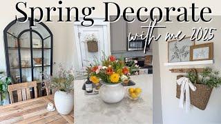 SPRING DECORATE WITH ME 2025 | Spring Decor Ideas for 2025 | Spring Kitchen Decor | Spring Entryway