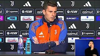 Conferenza stampa THIAGO MOTTA pre Juve-Fiorentina: "Danilo sul mercato? Dico... Nico Luiz Koop ok"