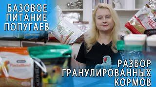 ЧЕМ КОРМИТЬ ПОПУГАЕВ | ПОЧЕМУ ЗЕРНОВОЙ КОРМ ВРЕДЕН | ГРАНУЛИРОВАННЫЙ КОРМ ДЛЯ ПОПУГАЕВ