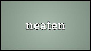 Neaten Meaning