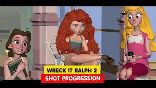 Wreck it Ralph 2 | Belle Princess Shot Progression | Animation Breakdowns 3D Animation Internships