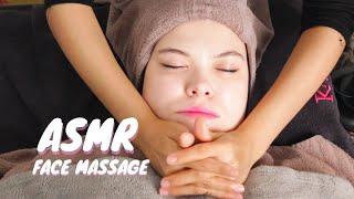 ASMR Facial Massage For Sleeping ( 99.99 % Relaxing)