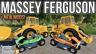 NEW MODS FS19! Old Massey Loader + Sport Mower!