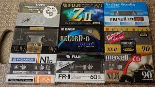 Кассеты из коллекции дядюшки Скруджа. Maxell, Pioneer, That's, Panasonic, Fuji и др.