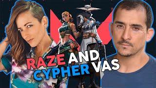 Cypher and Raze Voice Actors from Valorant!