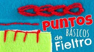 CÓMO COSER FIELTRO - Puntadas básicas para trabajar el fieltro