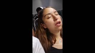 Sleeping Girl Mouth Open/Dozing Off-Vol.446