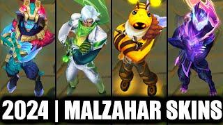 ALL MALZAHAR SKINS SPOTLIGHT 2024 | League of Legends