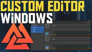 Custom Editor Windows Made Easy with Odin Inspector!