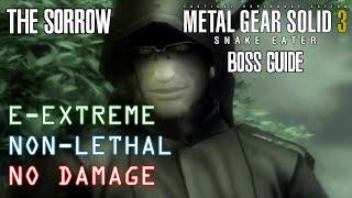 The Sorrow Boss Fight | Non-Lethal European Extreme (No Damage) | MGS3 Boss Guide