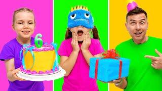 Dasha and Dad Prepare a Big Birthday Surprise for Her Friend